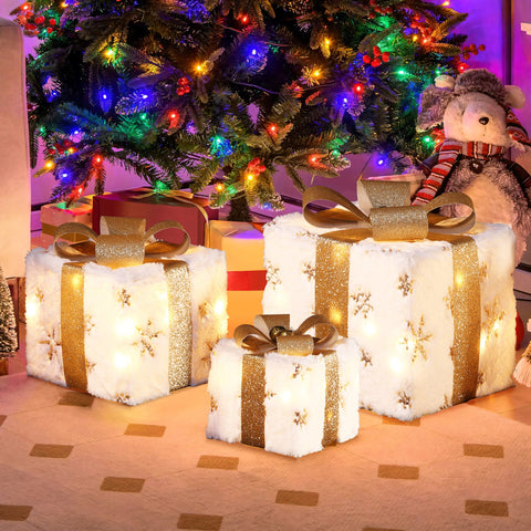 LED-Snowflake-white-and-gold-giftbox-set-decor-perfect-for-home