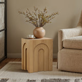 Archway Nesting Side Table,Oak-Set of 3