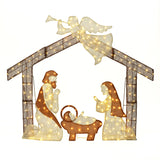 Christmas Lights Angel Holiday Yard Decoration,57.1''