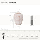 Vintage Terracotta Vase – Aged Matte Finish Decorative Accent