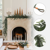 Green Artificial Garland Holiday Mantle Decoration, 6ft