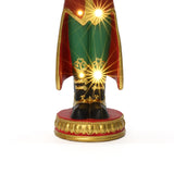 Christmas Red Soldier Nutcracker with Tray & Lights, 2ft
