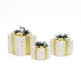 Christmas Decor Gift Boxes with Lights Outdoor - Set of 3