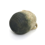Brown & Green Bottom Round Terracotta Vase with Handles,9.8''