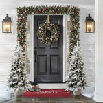 place-two-artificial-potted-christmas-tree-at-your-porch-with-wreath