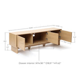Oak TV Stands for Living Room for TV up to 65''