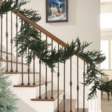 Green Artificial Garland Holiday Mantle Decoration, 6ft