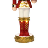 Christmas Nutcracker Soldier Decor Red with Lights, 2ft