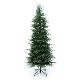 Pre-Lit Green Artificial Christmas Trees with Stand,7.5ft