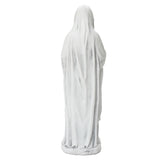 Praying Religious Mary Statue with Rosary Beads, White,29.5"