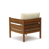 Acacia Wood Outdoor Patio Chair with Cushion