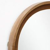Horizon Arch Wooden Wall Mirror with Legs, 35.5"H