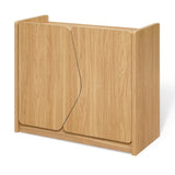 Modern Accent Cabinet with Adjustable Shelf, 2 Door Sideboard Buffet Caibnet, 35'' W