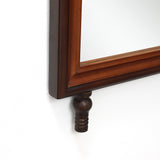 Arched Mirrors for Wall, Vintage Farmhouse Decorative Mirror with Pine Wood Frame, 43''