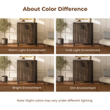 Leo Walnut Storage Cabinet with Doors, Mid-Century Modern Cabinet, 31.5" W