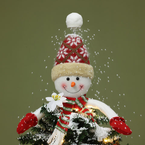 Animated Musical Snowing Snowman Decor with LED Lights