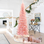 pencil-christmas-tree-stands-is-easy-to-in-corner-of-den