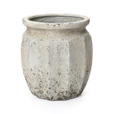 Rustic Tall Planter Pot with Drainage, 18'' H