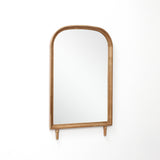 Horizon Arch Wooden Wall Mirror with Legs, 35.5"H