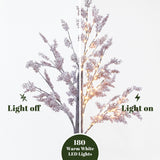 Artificial Christmas Trees with Micro LED Lights,6.2ft