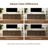 Walnut TV Stand for TVs up to 75''