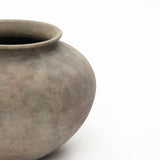 Earthy Gray-Brown Finish Rustic Terracotta Vase, 10.4"W