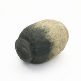 Rustic Brown & Green Bottom Round Terracotta Vase,10''