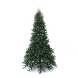 Pre-Lit Green Slender Christmas Tree with Stand,7.5Ft