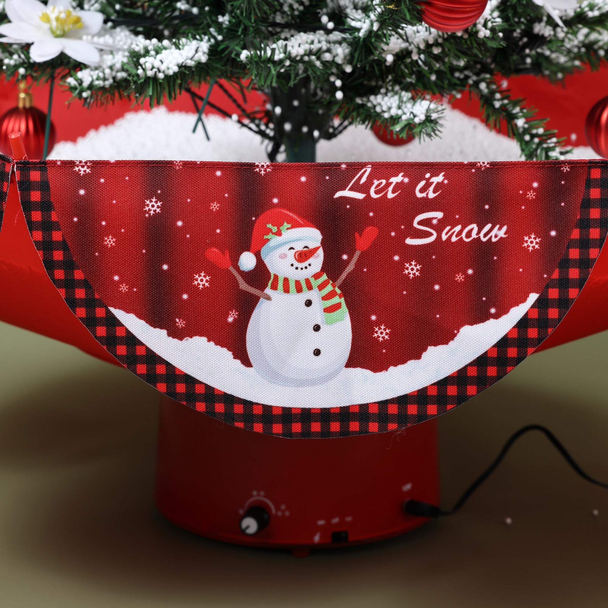 Charming-holiday-decoration-with-animation-musical-snowman-décor-with-led-lights 