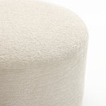 white-round-ottoman