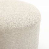 white-round-ottoman