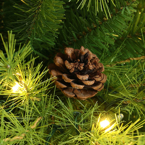 pre-lit-green-full-artificial-christmas-tree-decorates-pine-cones-and-red-berries