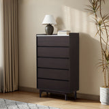 Modi Wenge Wood Storage Chest with Faux Marble Top, 46"