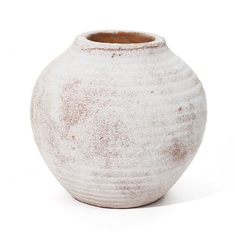 Wong glazed terracotta vase