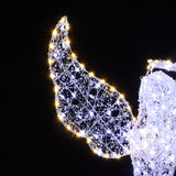 Holiday Trumpet Angel Outdoor Decoration with Lights, 5ft