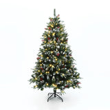 Pre-Lit Green Frosted-Tip Christmas Tree , 6.1ft