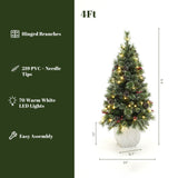 4-foot-frosted-pine-Christmas-tree-perfectly-captures-the-wintry-forest-ambiance