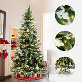 Pre-Lit Christmas Snow-Flocked Christmas Tree, 7.5ft