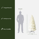 Holiday Natural Ivory Pampas Grass Tree,5ft