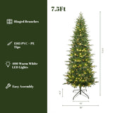 skinny-artificial-christmas-tree-is-great-for-smaller-spaces