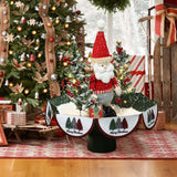 delightful-decoration-with-animated-musical-snowing-Santa-and-Christmas-trees