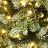 Pre-Lit Artificial Pine Christmas Tree with Stand, 6.5ft