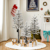 Artificial Tree Christmas with Lights & Stand,set of 3