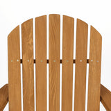 Rocking adirondack chair, solid wood