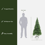 5ft artificial tree with sturdy stand beside 6 ft human silhouette; include wrapped branches, 113 PE tips, easy assembly.