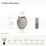 Stylish and Versatile Terracotta Vase