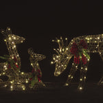 Elegant-Led-set-of-3-deer-family-with-red-bows-and-pine-cones