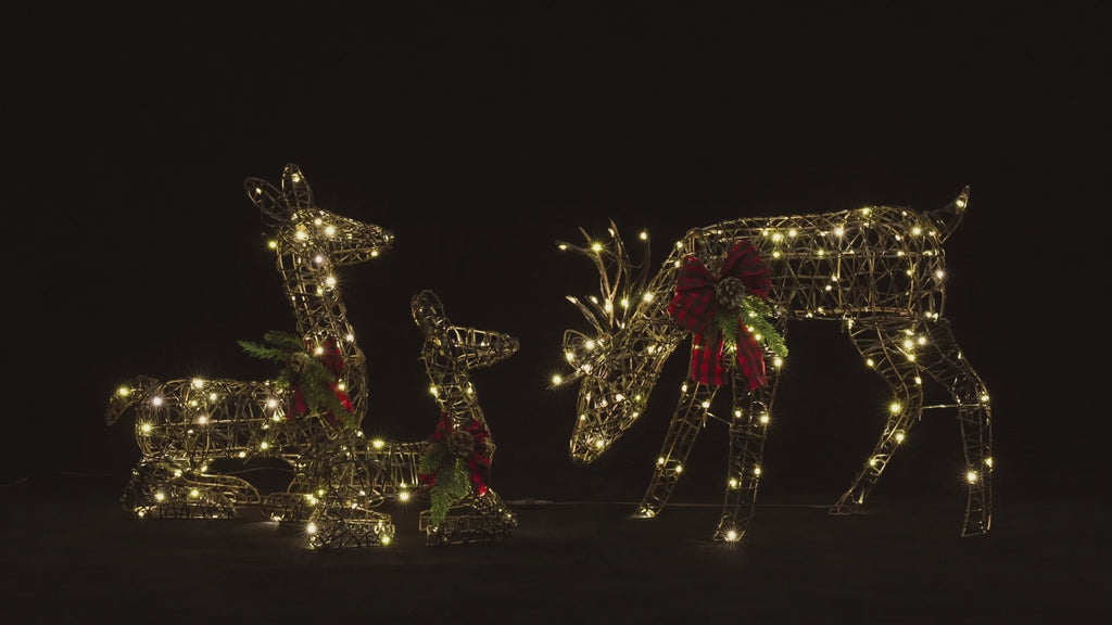 Elegant-Led-set-of-3-deer-family-with-red-bows-and-pine-cones