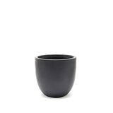 round-and-small-indoor-outdoor-planter-in-smooth-dark-gray