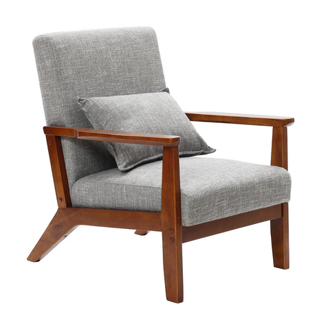 Josef accent chair, light gray